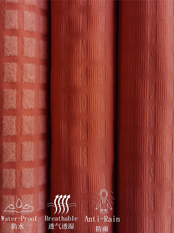 150D Large square T800 mountaineering clothing brushed double weaving fabric