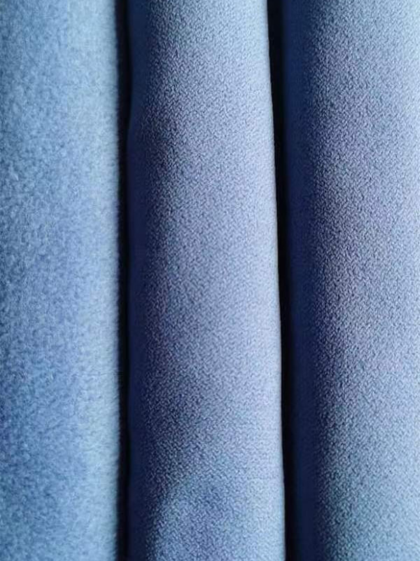 75/150 Herringbone diagonal 4 way stretch fabric double-layered polar fleece